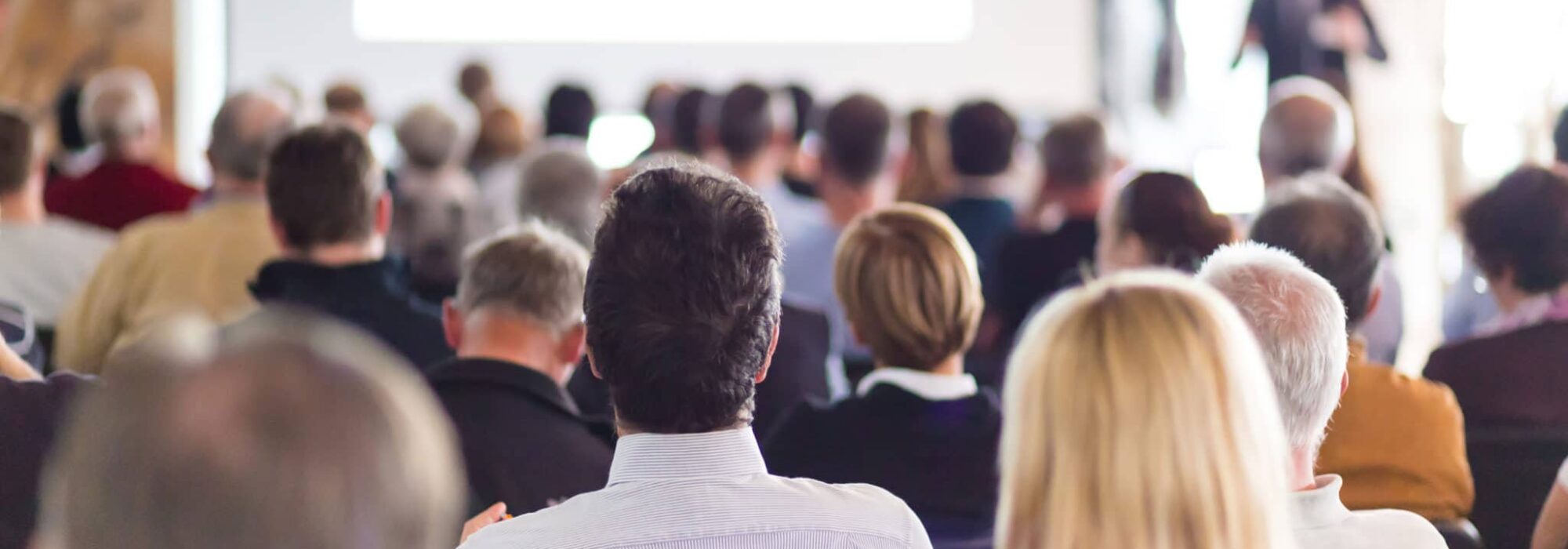 Audience in the lecture hall.